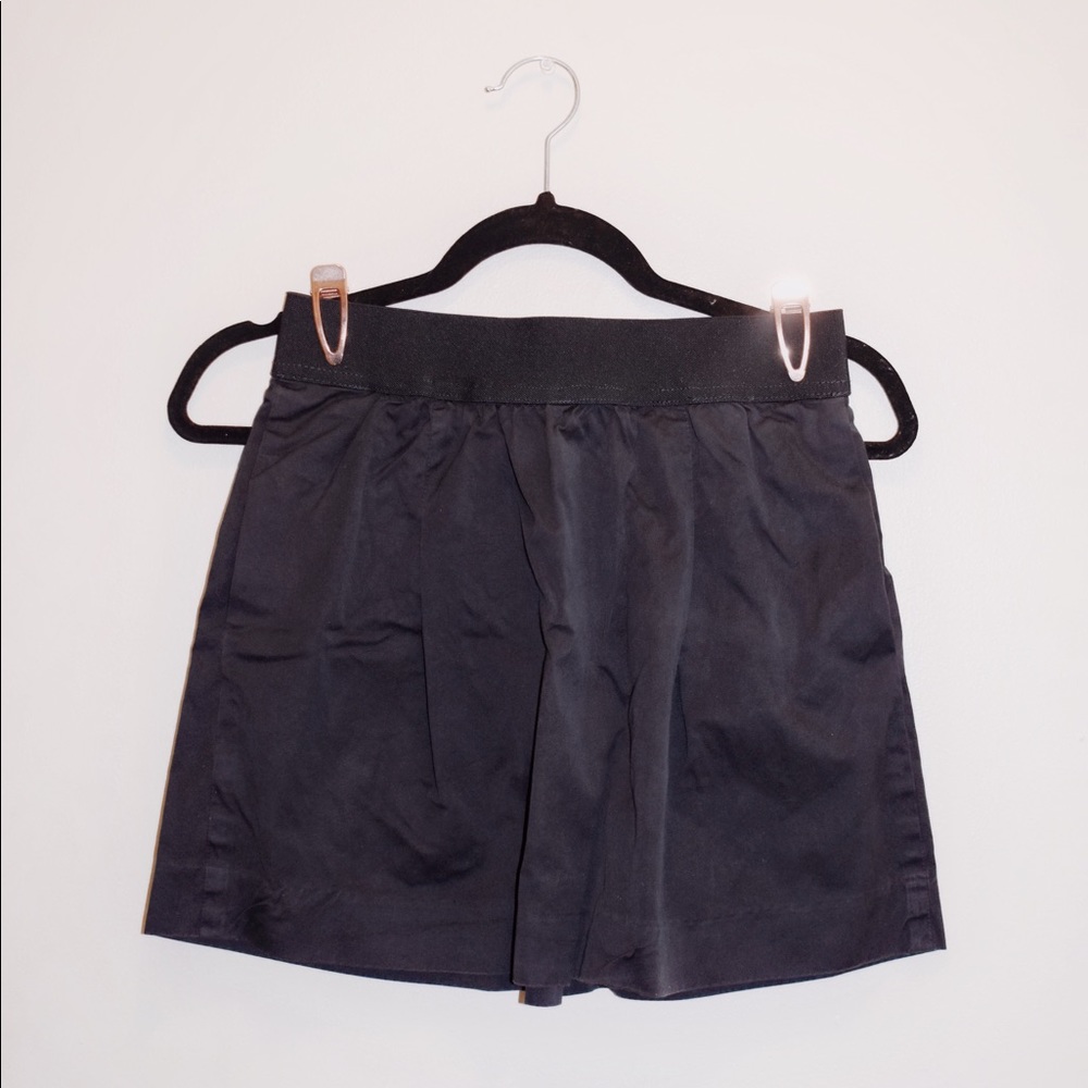 J. Crew Navy Skirt with Elastic Waistband - Size 0